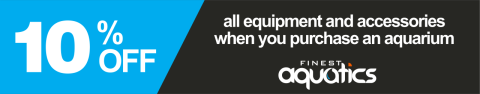 10% Off all equipment and accessories when you purhcase an aquarium