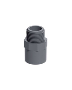25mm to 3/4" PVC Threaded Male Connector