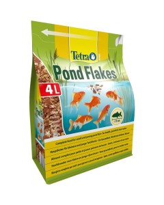 Tetra Pond Flake 4L - Fish Flake Food 800g
